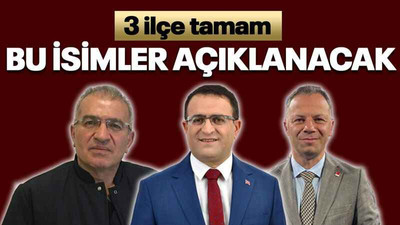Bu isimler açıklanacak